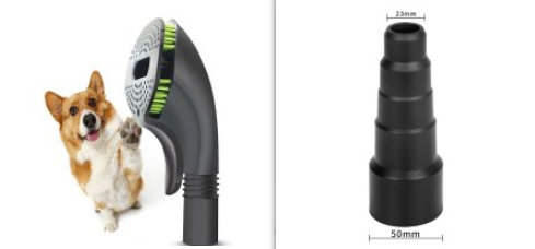 Black Pet Grooming and Deshedding Brush product detail