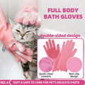 Pet Grooming and Bathing Brush Set