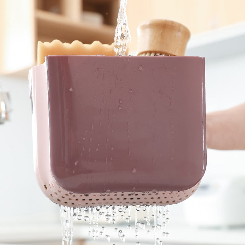 Suction Cup Sink Strainer and Sponge Holder Blue product detail