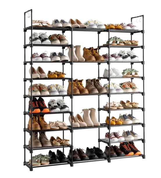 9-Tier Large Shoe Rack for Up to 50 Pairs detail 3