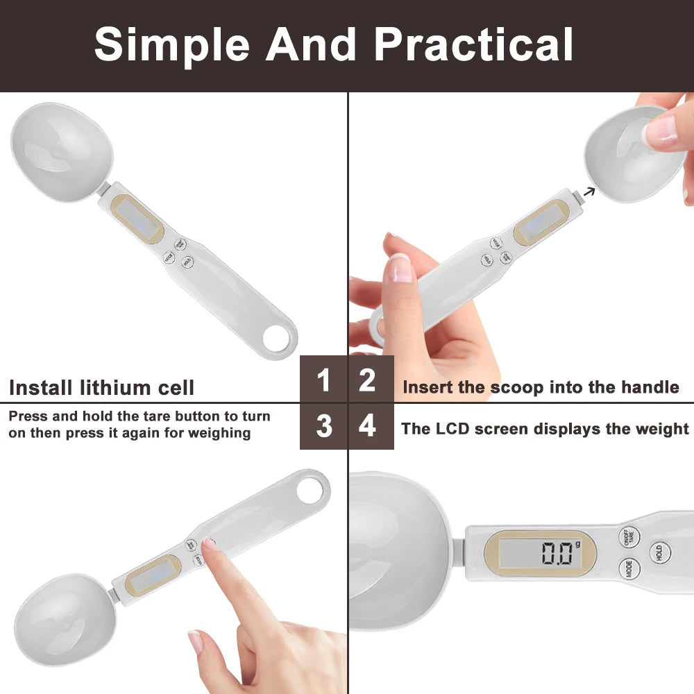Digital Measuring Spoon Scale, Black product detail