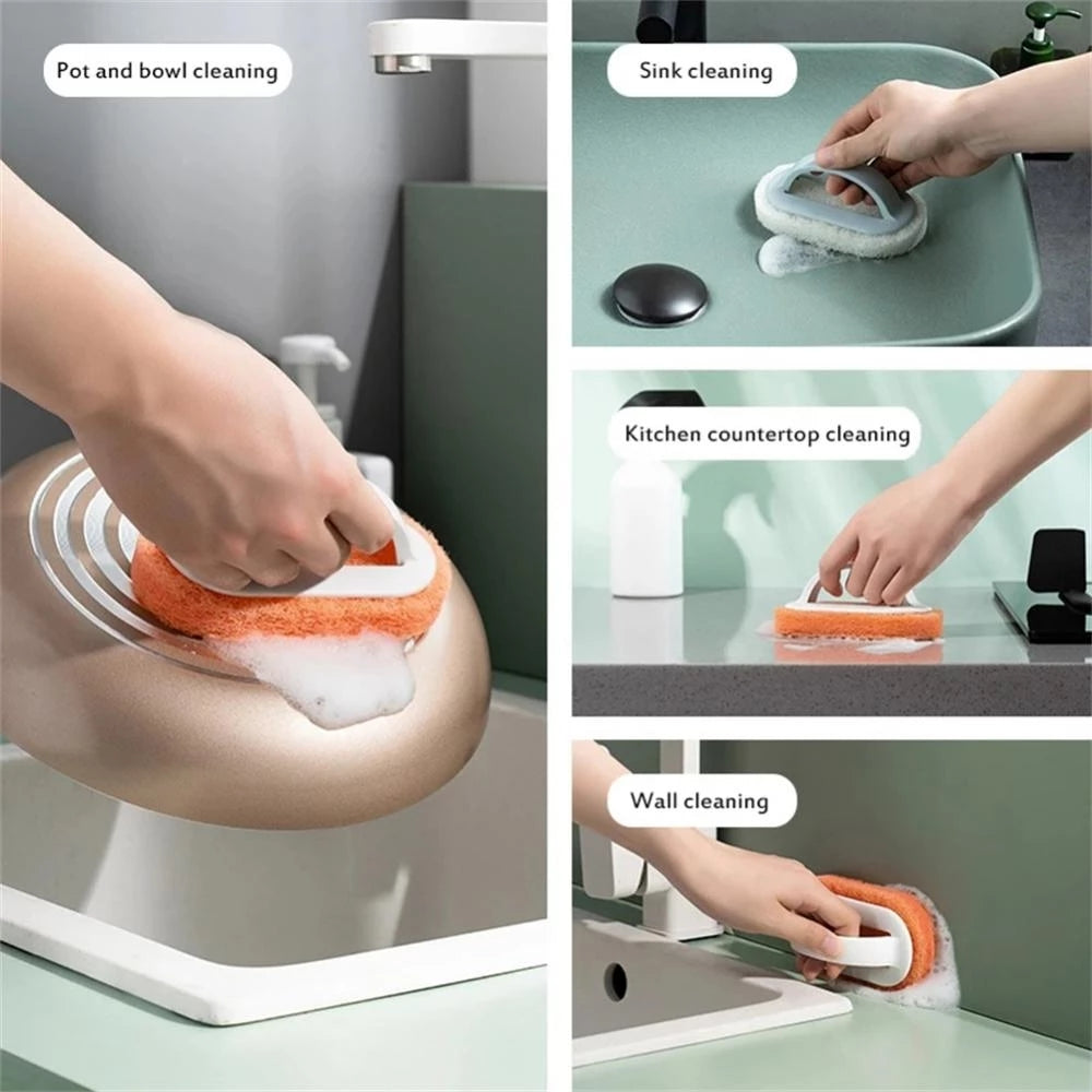 Reusable Sponge Cleaning Cloth with Scrubbing Surface product detail
