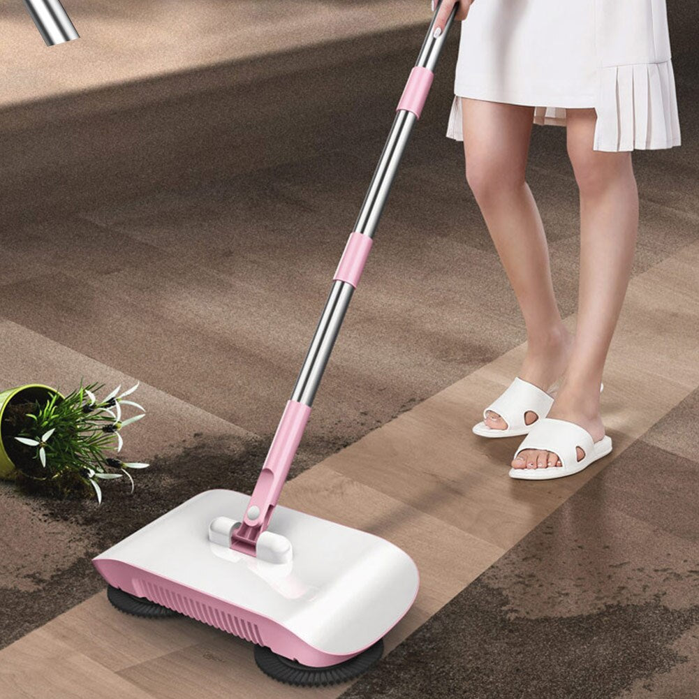 Manual Floor Sweeper with Mop and Dustpan product detail