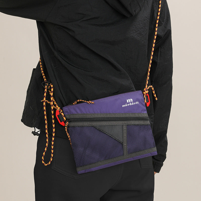 Casual Men's Crossbody Bag, Black