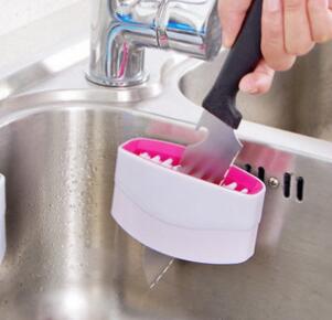 Suction Cup Kitchen Cleaning Brush product detail