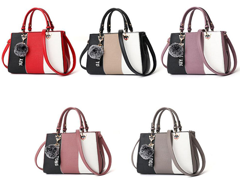 Women's Patchwork Tote and Crossbody Handbag product detail