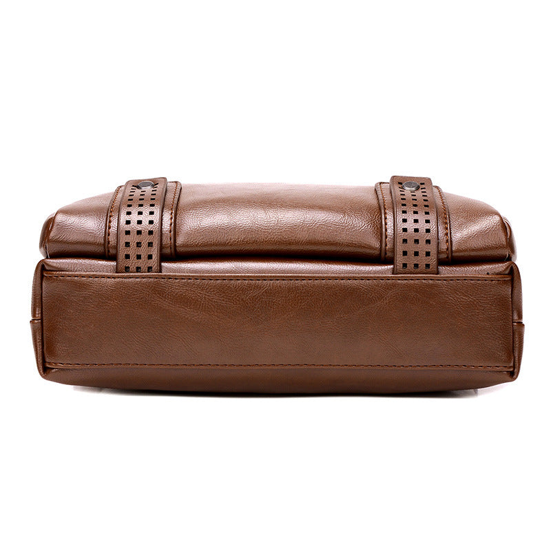 Men's Black Messenger Shoulder Bag product detail