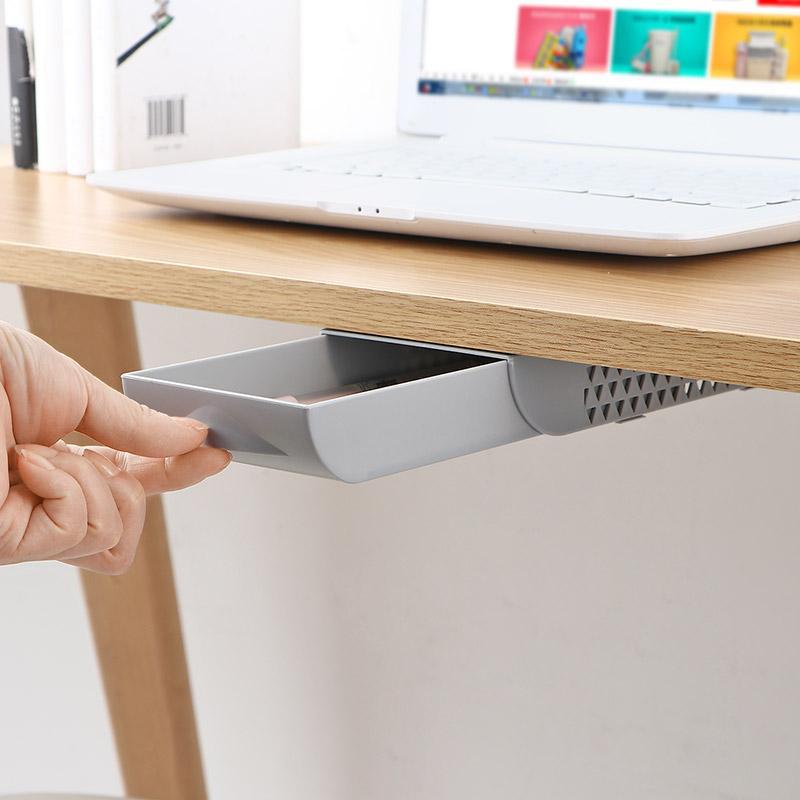 Stackable Hidden Under-Desk Drawer Organizer product detail