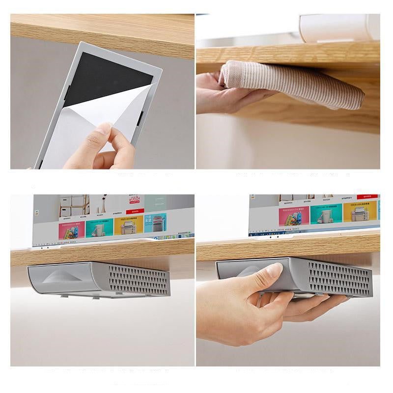 Stackable Hidden Under-Desk Drawer Organizer product detail