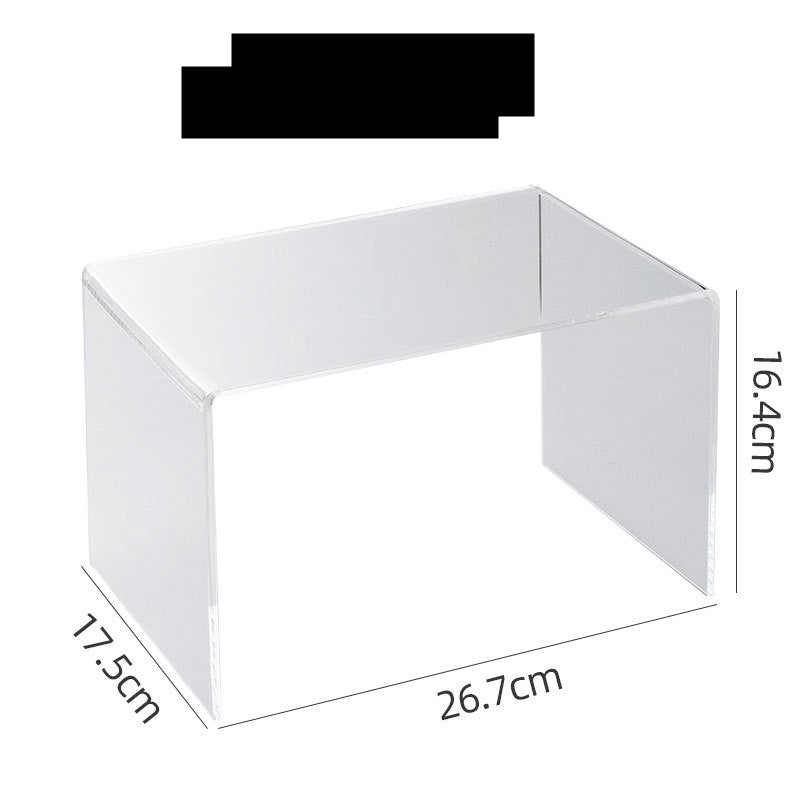 Clear Stackable Cabinet Shelf Organizer product detail