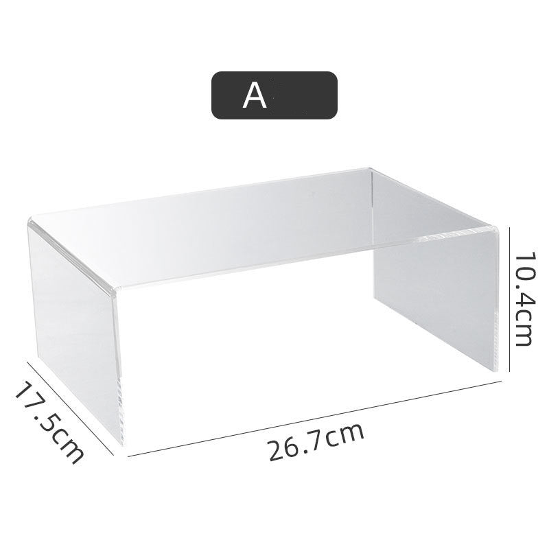 Clear Stackable Cabinet Shelf Organizer product detail