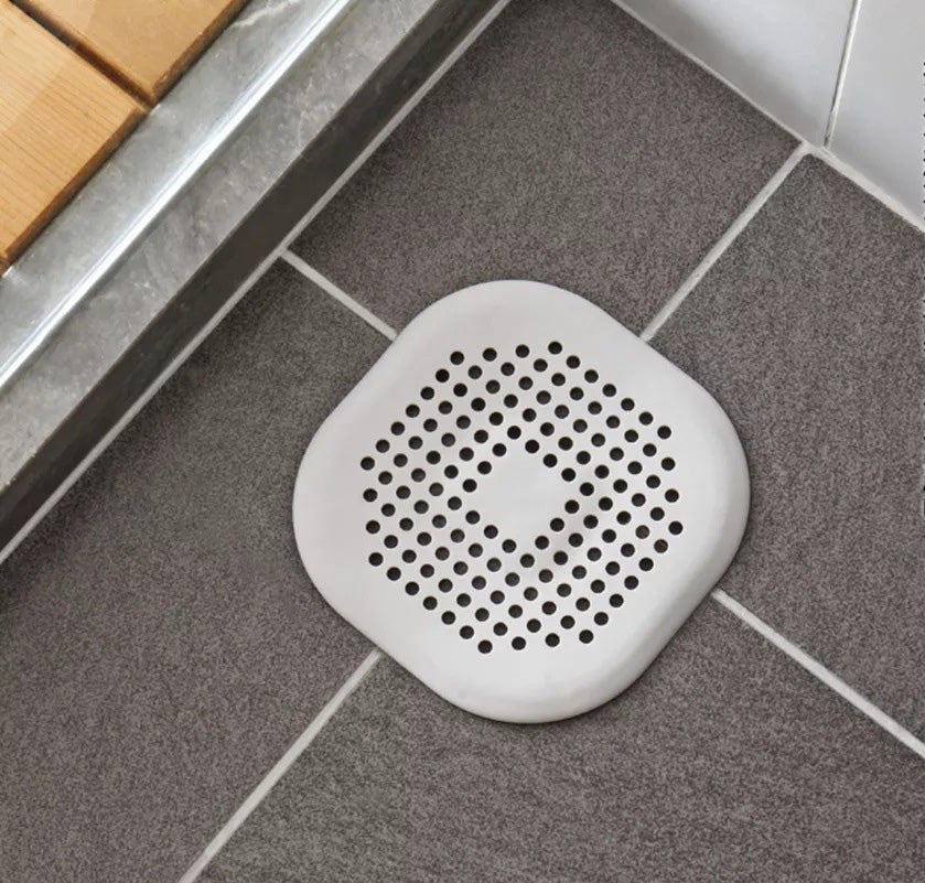 Silicone Sink Hair Catcher and Drain Strainer Gray product detail