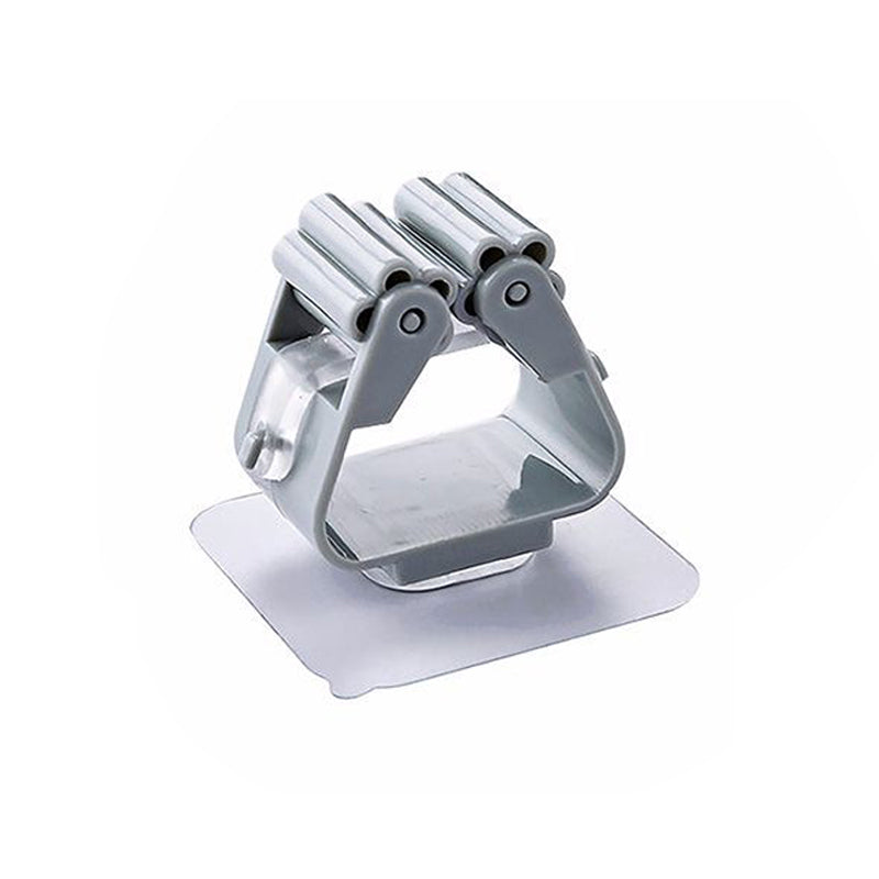 Wall-Mount Mop and Broom Holder Clip