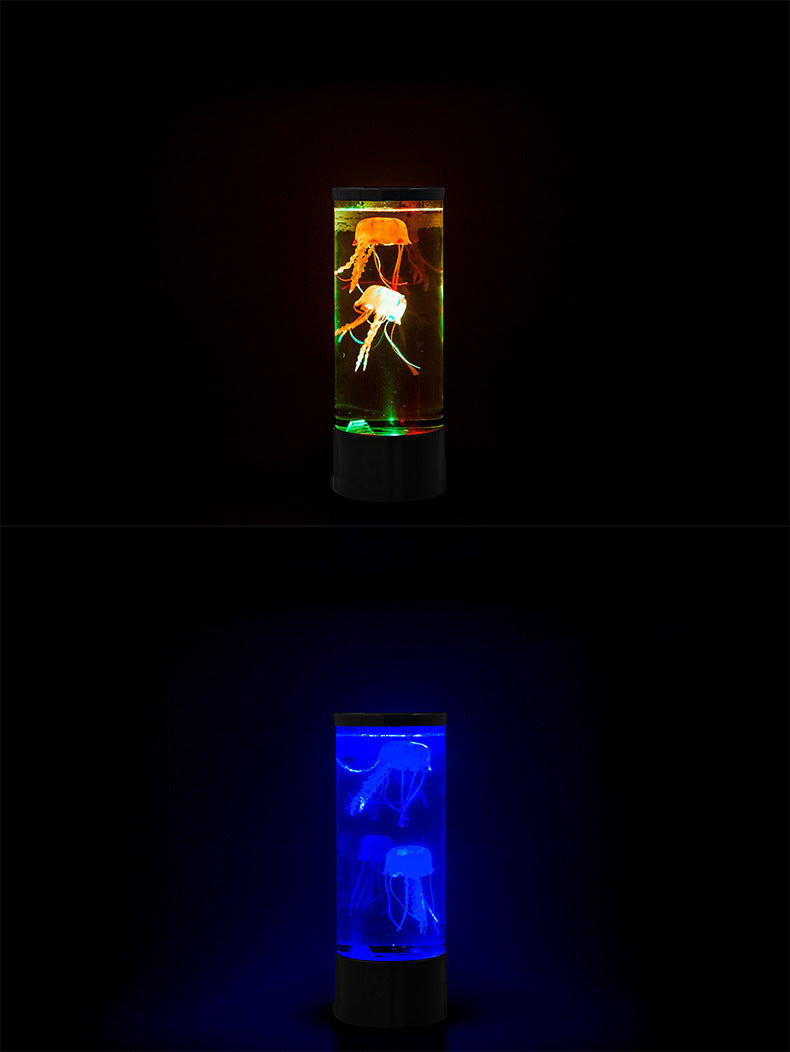 LED Jellyfish Aquarium Night Light, Black product detail