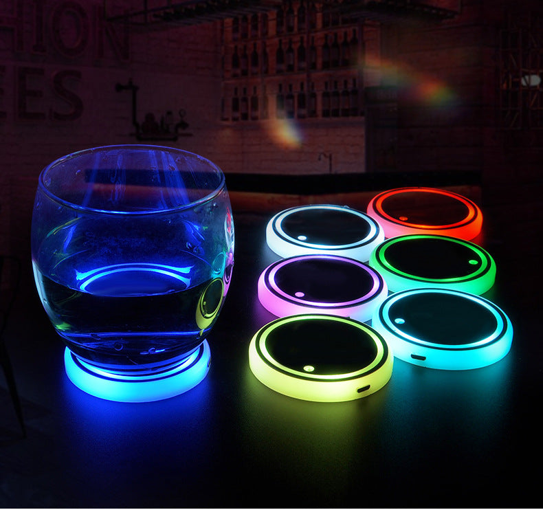 LED Light-Up Car Cup Holder Coaster product detail