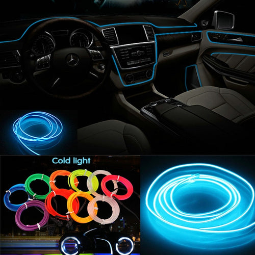 1 m USB Car Interior LED Strip Light, Blue product detail