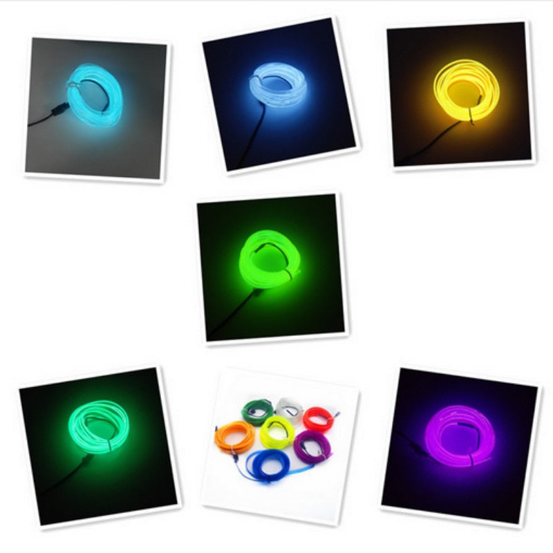 1 m USB Car Interior LED Strip Light, Blue product detail