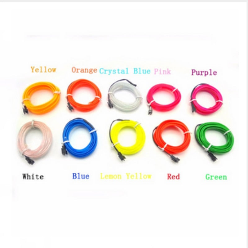 1 m USB Car Interior LED Strip Light, Blue product detail