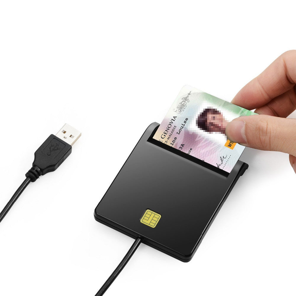 USB Smart Card Reader, Black