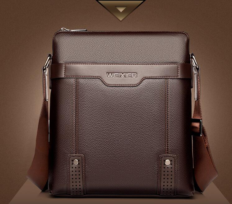 Men's PU Leather Messenger Bag product detail