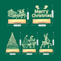 Christmas 3D Acrylic LED Night Light