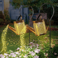 Colorful Solar Watering Can Garden Lights