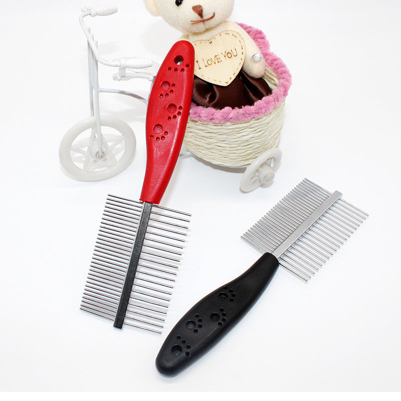 Pet Grooming Massage Brush, Red product detail