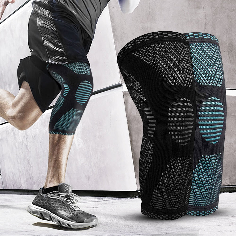 2-Piece Knitted Sports Knee Pad Set product detail