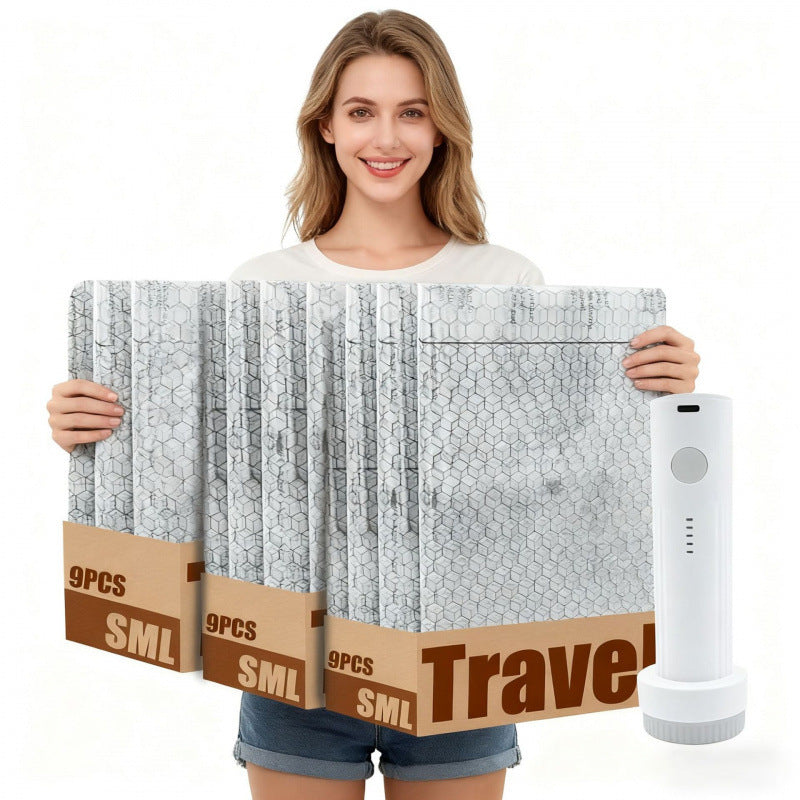 Vacuum Storage Bag Set with Electric Pump product detail
