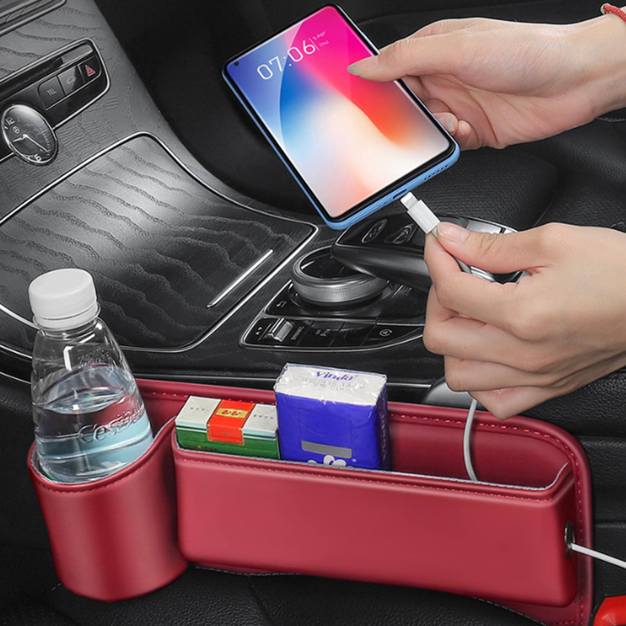 Car Seat Gap Organizer for Phone Keys and Sunglasses product detail