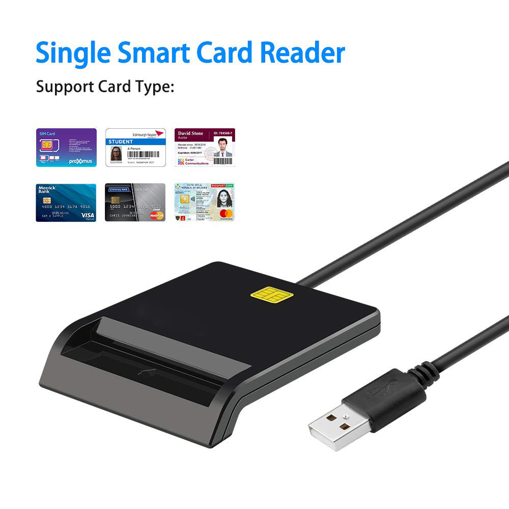 USB Smart Card Reader, Black product detail