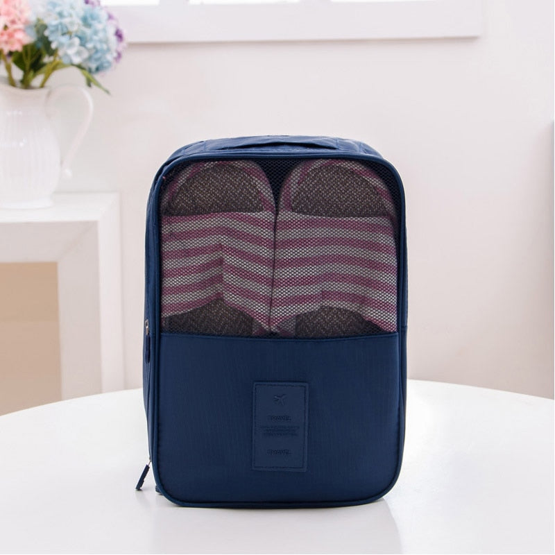 Light Gray Travel Shoe Storage Bag product detail