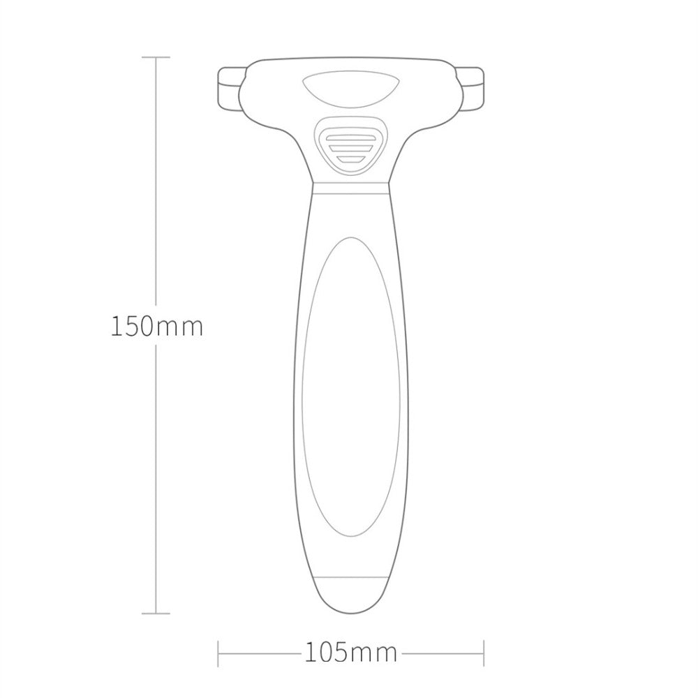 Pet Grooming and Deshedding Tool, White product detail