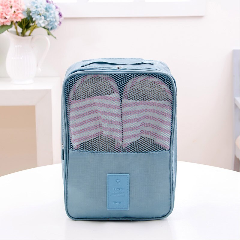 Light Gray Travel Shoe Storage Bag product detail
