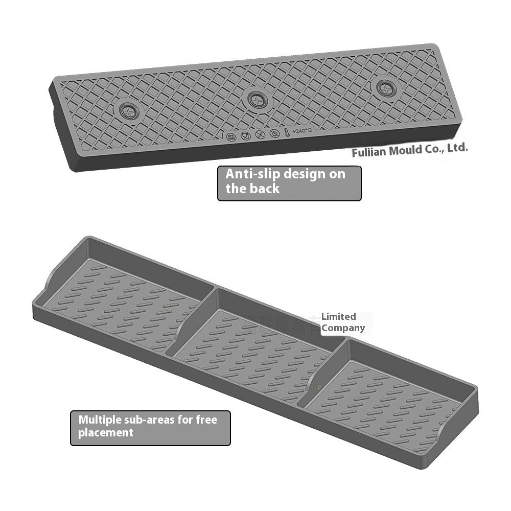 Magnetic Multi-Section Kitchen Storage Rack product detail