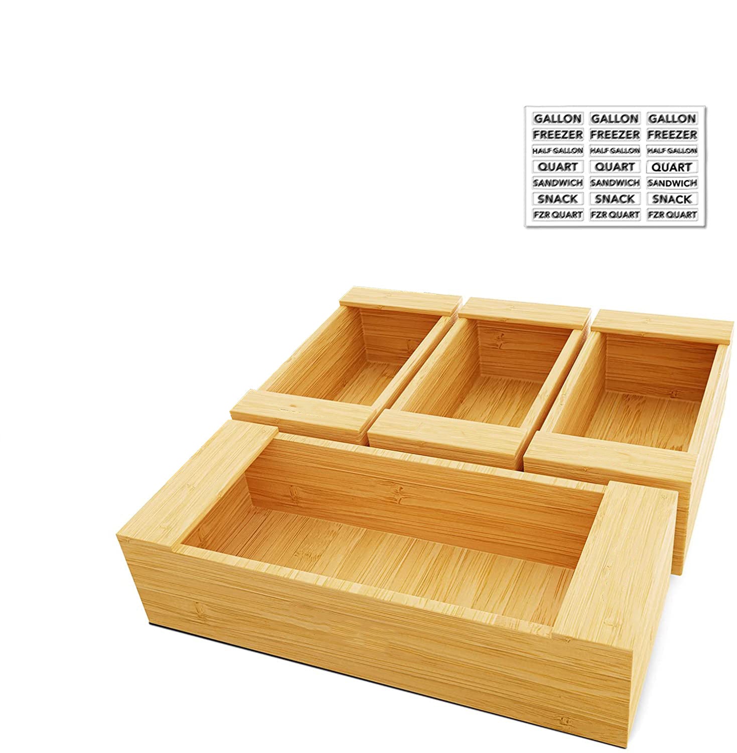 Kitchen Wrap and Foil Drawer Organizer product detail