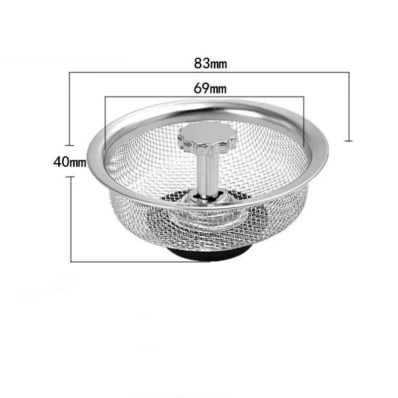 Stainless Steel Kitchen Sink Strainer product detail