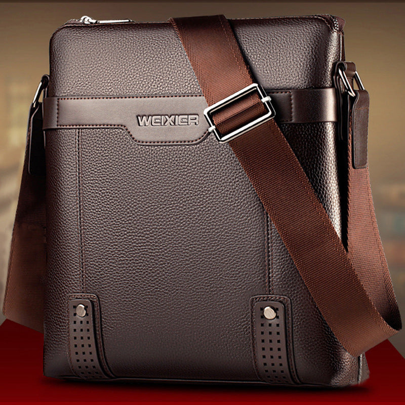 Men's PU Leather Messenger Bag product detail