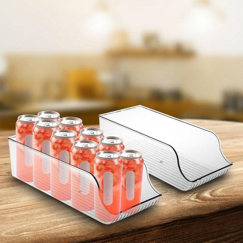 Clear Refrigerator Beverage Can Organizer product detail