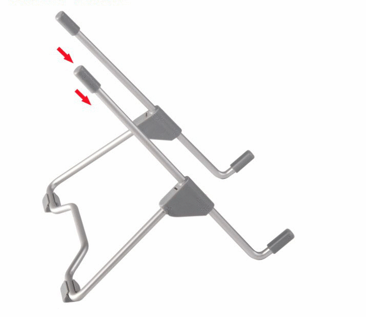 Adjustable Phone and Laptop Stand, Gray product detail