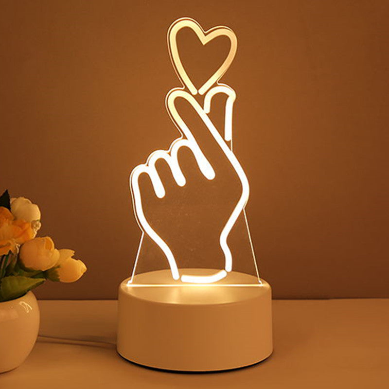 3D Acrylic USB LED Night Light product detail