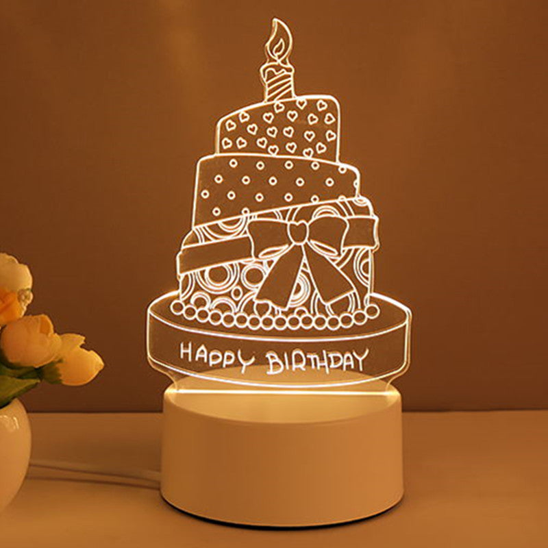 3D Acrylic USB LED Night Light product detail