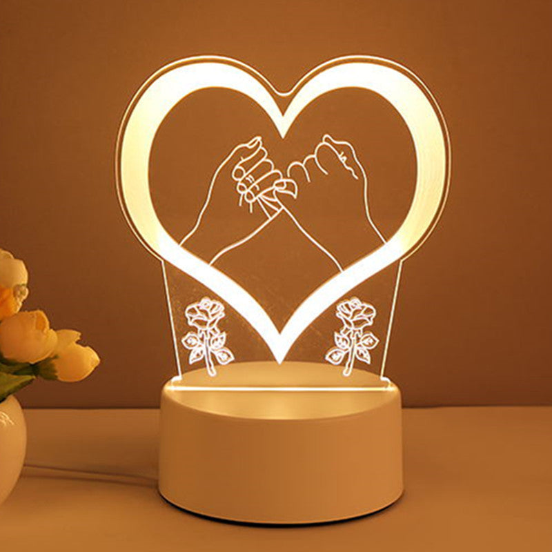 3D Acrylic USB LED Night Light product detail