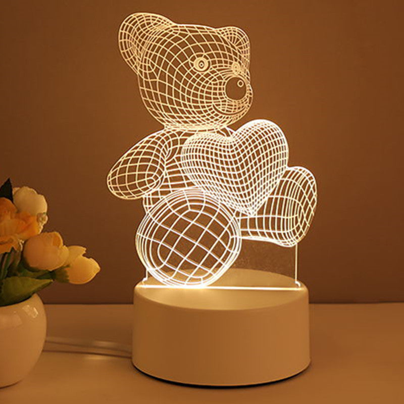 3D Acrylic USB LED Night Light product detail