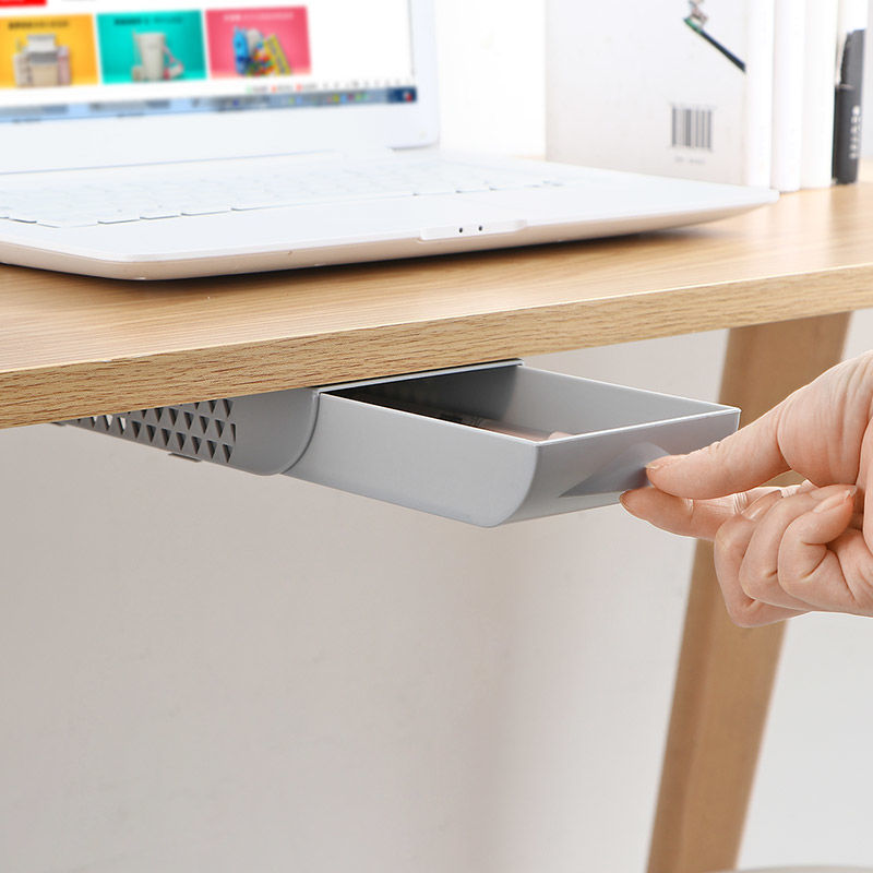 Stackable Hidden Under-Desk Drawer Organizer product detail