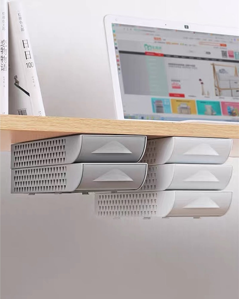 Stackable Hidden Under-Desk Drawer Organizer product detail