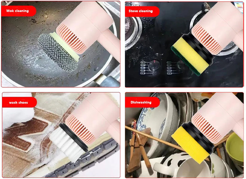 Rechargeable Electric Spin Cleaning Brush