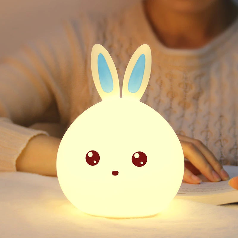 Rabbit Silicone Touch Night Light product detail