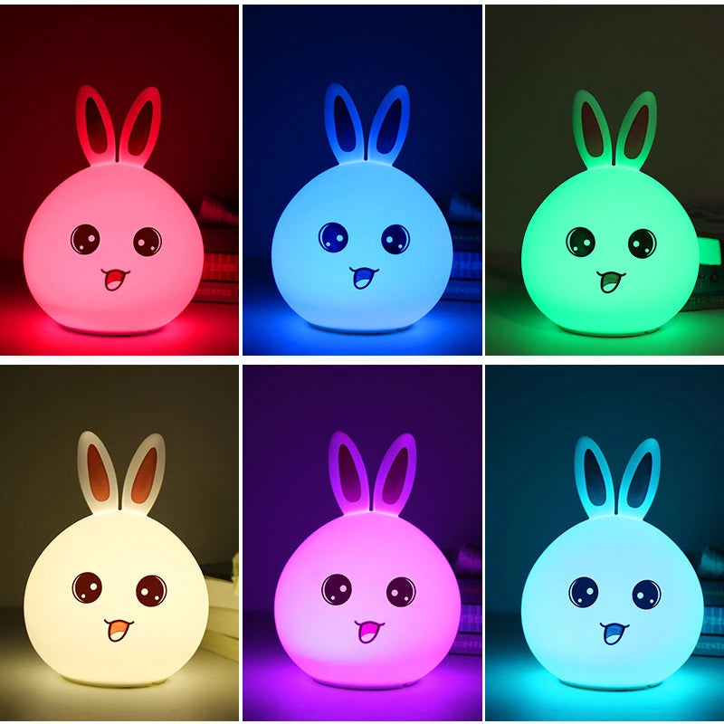 Rabbit Silicone Touch Night Light product detail