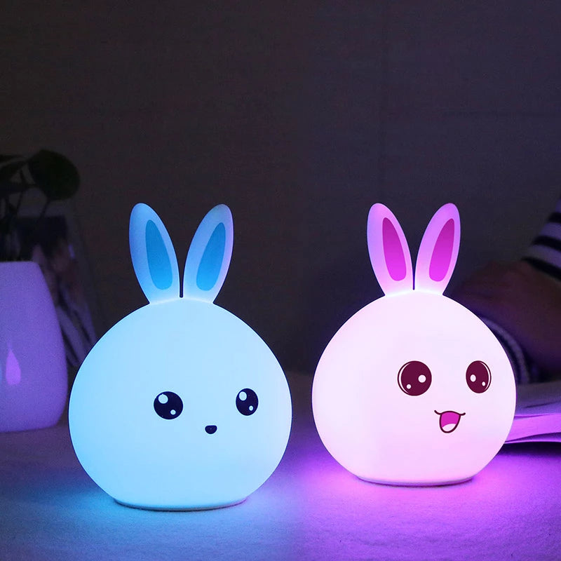 Rabbit Silicone Touch Night Light product detail